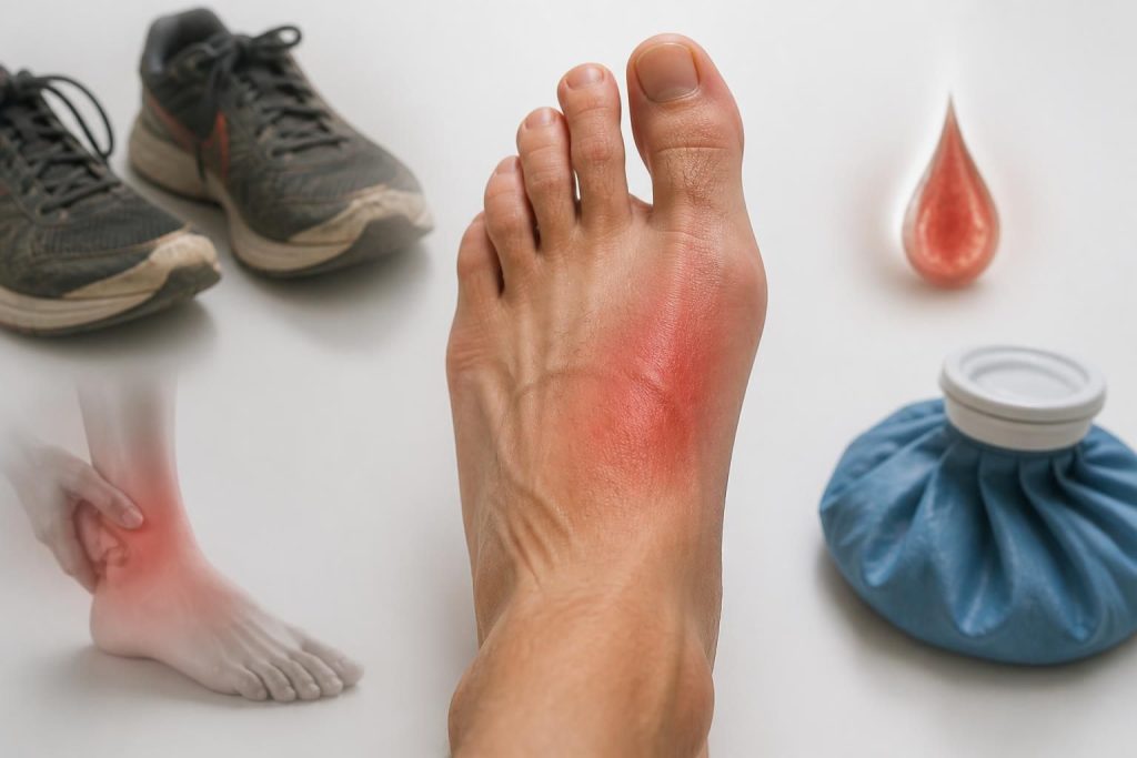 découvrez les causes fréquentes de la douleur au dessus du pied et apprenez des méthodes efficaces pour soulager rapidement cet inconfort.