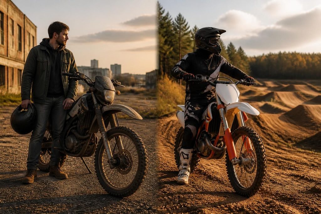 découvrez les différences entre le dirty moto et le dirt moto cross, ainsi que les pratiques recommandées pour chaque discipline afin de choisir celle qui vous convient le mieux.